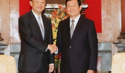 Chủ tịch nước Trương Tấn Sang tiếp Ủy viên Quốc vụ Trung Quốc