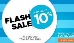 Lazada giảm thêm 10\% cho tất cả sản phẩm: Cơ hội duy nhất chỉ áp dụng ngày 30/10/2014