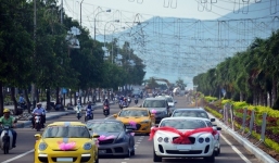 Choáng ngợp dàn siêu xe trong đám cưới của đại gia Việt