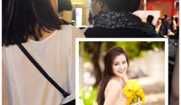 Rộ tin đồn Vy Oanh về nước khi đang mang bầu 5 tháng 