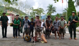 20 đối tượng khai thác vàng trái phép bị bắt giữ