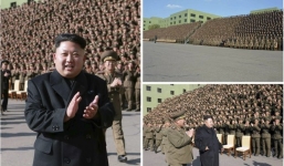 Kim Jong-un bất ngờ xuất hiện không cần chống gậy