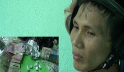 Đối tượng ngáo đá bị bắt, phát hiện tàng trữ lượng ma túy khủng