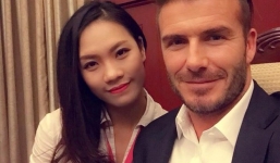 Cận cảnh cô gái 'gây bão' khi chụp ảnh với David Beckham
