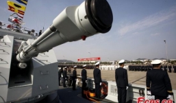 Trung Quốc bất ngờ 'tung' tàu chiến tự sản xuất 100\%