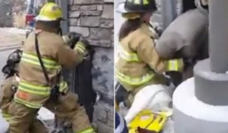 Đi ăn trộm, bị mắc kẹt giữa vách tường suốt 3 ngày