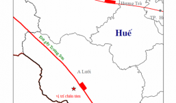 Xảy ra động đất 3,3 độ Richter tại Thừa Thiên-Huế