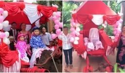 Clip: Rước dâu bằng xe ngựa khiến nhà gái 'sốc'