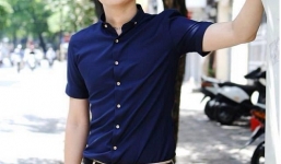 Thầy giáo hot boy mượn áo của bố trong lần đầu tiên đi dạy