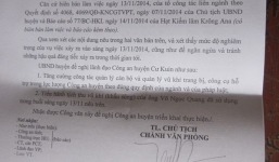 Thiếu tá công an rút súng dọa tổ liên ngành