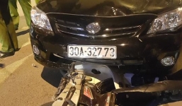 'Xe điên' đâm hàng loạt xe máy, nhiều người nhập viện