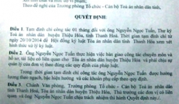 Kỷ luật Thư ký tòa án vì nhận tiền giải quyết vụ việc