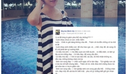 Vợ Lý Hải đáp trả lời đồn thổi khi mang bầu 