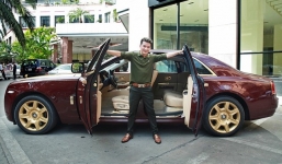 Cận cảnh siêu xe mạ vàng 40 tỷ của Đàm Vĩnh Hưng