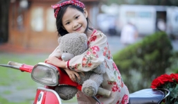 Vẻ đẹp thiên thần của cô bé Hà Nội lọt top 10 mẫu nhí trên báo Mỹ