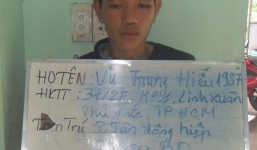 Tên cướp bị cô gái 9X ép xe bắt gọn