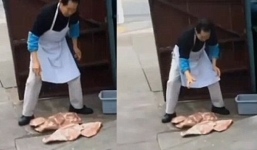 Cách rã đông thịt kinh dị của một nhà hàng Trung Quốc