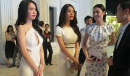 Ngọc Trinh, á hậu Tú Anh đọ sắc trong đêm chung kết Hoa hậu Việt Nam