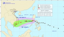 Bão Hagupit vào biển Đông trở thành cơn bão số 5