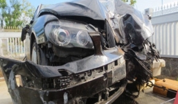 Nghi vấn BKS giả vụ Thượng úy CSGT lái xe BMW tông chết người