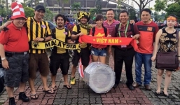 Chỉ có hơn chục CĐV từ Malaysia sang Việt Nam cổ vũ