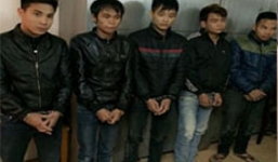 Bắt nhóm đối tượng thuê taxi đi tìm gỗ sưa để cưa trộm