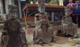 Phục dựng chùa cổ 700 tuổi, tìm thấy nhiều tượng quý