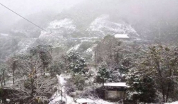 Tuyết rơi ở Lũng Cú Hà Giang chỉ là tin đồn