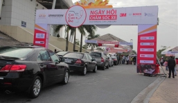 Hơn 350 xe ô tô được chăm sóc toàn diện tại SVĐ Mỹ Đình