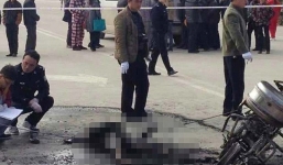 Bị dây cáp điện rơi trúng, người đàn ông thành 'đuốc sống' giữa đường