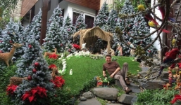 Đàm Vĩnh Hưng chơi trội làm vườn Giáng Sinh trong biệt thự triệu đô