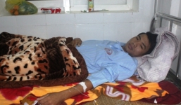 Một thiếu úy công an bị tên trộm đâm trọng thương