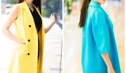 Trà Ngọc Hằng khoe dáng với áo khoác đông đầy cá tính