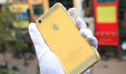 iPhone 6 vỏ vàng nguyên khối, đính kim cương giá nửa tỷ đồng ở Việt Nam