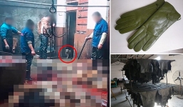 Cận cảnh kinh hoàng tại lò giết mổ chó sản xuất đồ da