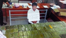 Hà Nội: Bắt 'ông trùm' trong đường dây buôn bán 106 bánh heroin