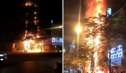 Hà Nội: Cháy lớn 3 nhà liền kề trên phố Kim Mã