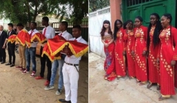 Xôn xao đội hình châu Phi bê tráp trong đám cưới Việt