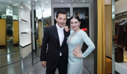 Lý Nhã Kỳ tặng Trần Bảo Sơn quà 'độc' trong tiệc Giáng sinh