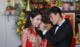 Cô dâu Thủy Tiên xinh đẹp rạng ngời trong lễ cưới quê nhà