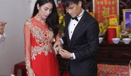 Cô dâu Thủy Tiên xinh đẹp rạng ngời trong lễ cưới quê nhà