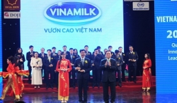 Vinamilk tiếp tục được vinh danh Thương hiệu quốc gia năm 2014