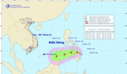 Xuất hiện một cơn bão gần biển Đông