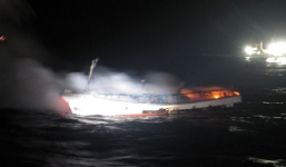 Danh tính 2 thuyền viên Việt mất tích trong vụ cháy tàu cá Hàn Quốc