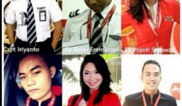 Lộ ảnh toàn bộ phi hành đoàn trên chuyến bay xấu số QZ8501