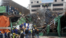 Sập giàn giáo đường sắt trên cao: Gửi công hàm cho ĐSQ Trung Quốc