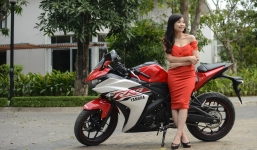 Cô nàng đỏm dáng bên Yamaha R25
