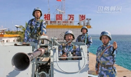 Trung Quốc lần đầu công bố ảnh hoạt động quân sự trên bãi Chữ Thập