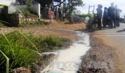 Phản đối doanh nghiệp, người chăn nuôi đổ sữa ra đường