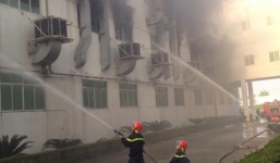 Điều tra nguyên nhân vụ cháy KCN Quế Võ